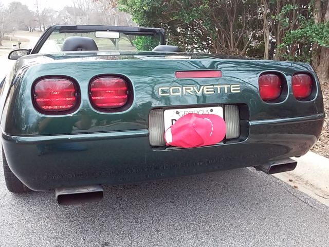 1994 chevrolet corvette convertible polo green / tan, automatic, bose runs great