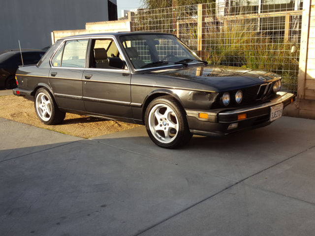 nice original rust-free classic 1987 bmw e28 535isa california car! 164k miles!