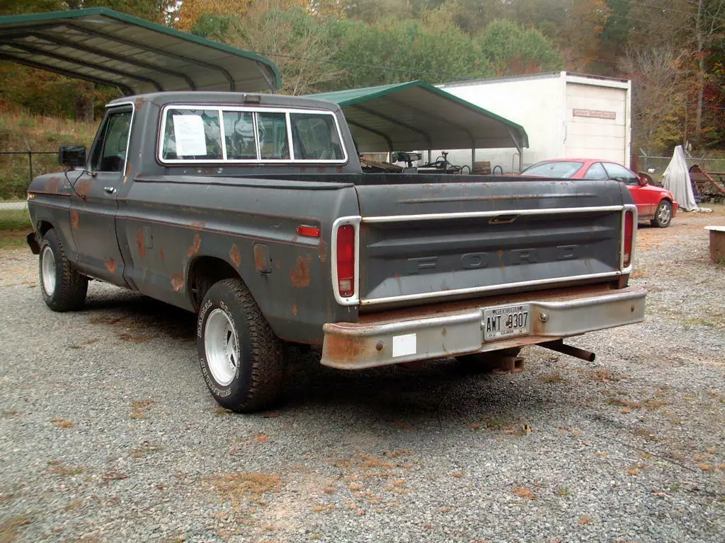 1979 ford f-150 ranger special order solid ga. body 460 automatic barn find