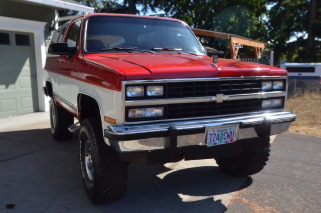 1991 chevrolet blazer k5 4wd suv 2dr 5.7l v8 w/ removable top