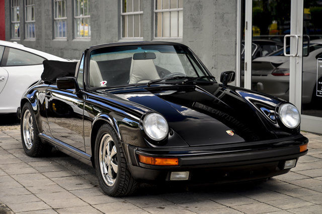 1989 911 cabriolet g50 fuchs rebuilt engine history original paint power top ph1
