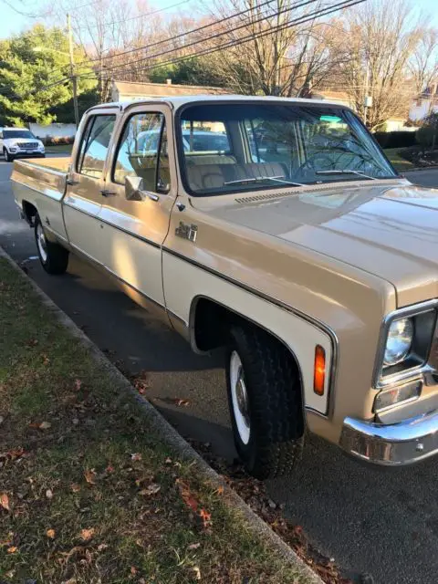 1978 gmc sierra classic crew cab pickup silverado 2500 low miles!!! no reserve!!