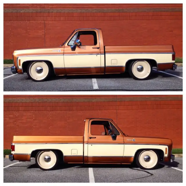 1979 chevrolet c10 bonanza short bed swb 2wd 20" detroit steel wheels ac ps pb
