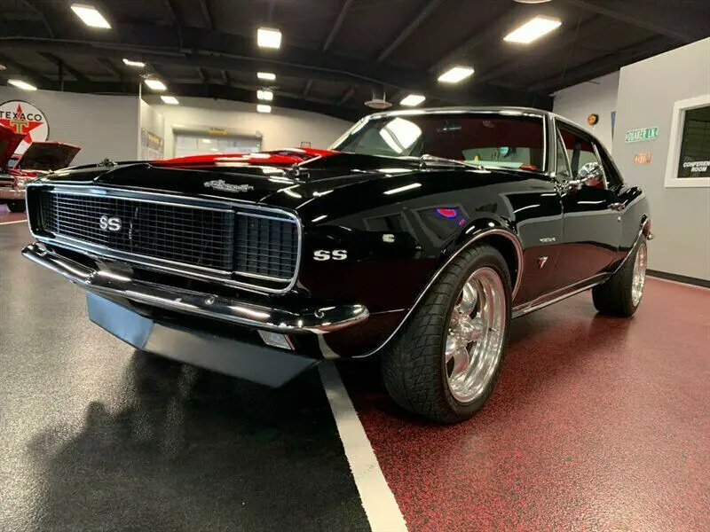 1967 chevrolet camaro ss rs pro touring 6 speed manual ls1 built black