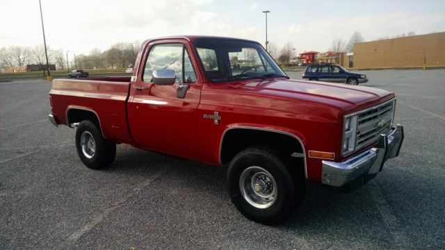 1987 chevrolet silverado 4x4 4wd 350 v8 fi 152k original miles no rust cold air