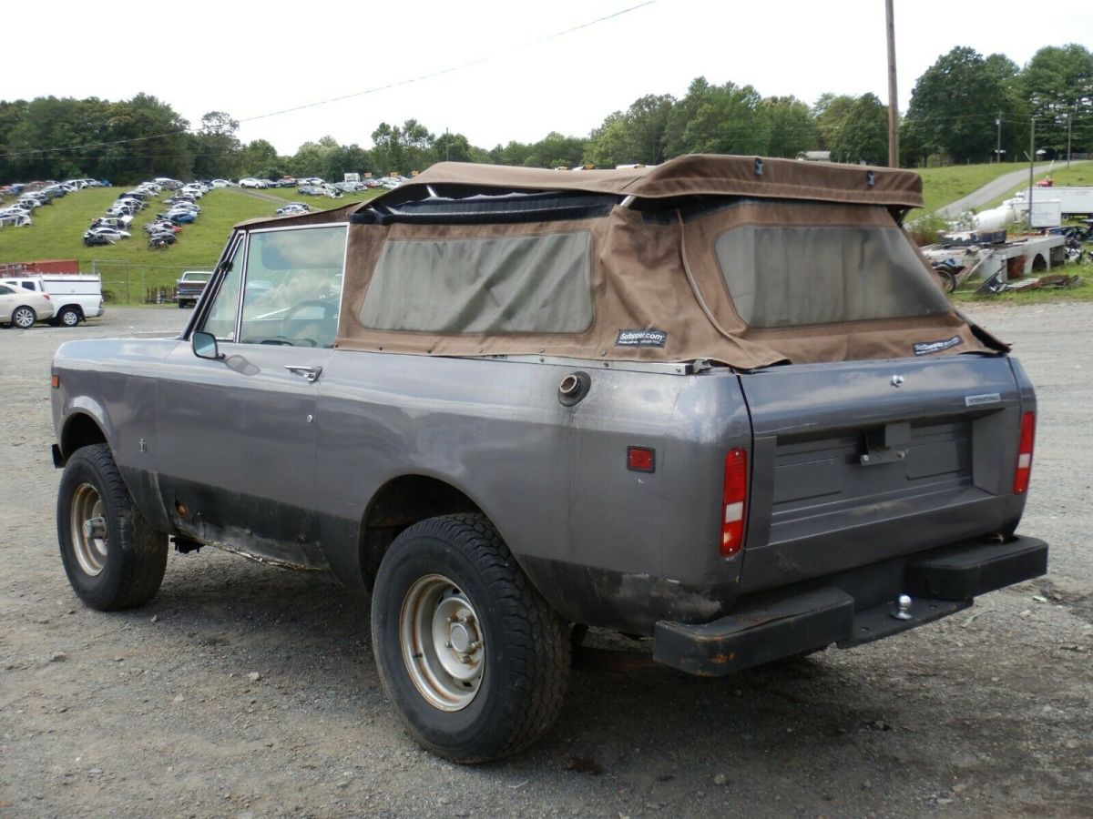 1978 international scout ii v8 4x4 restoration project not running clear title