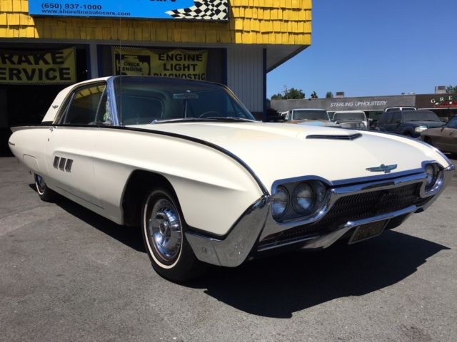 1963 ford thunderbird t-bird,all original,390 v8,automatic,1 owner,calif car