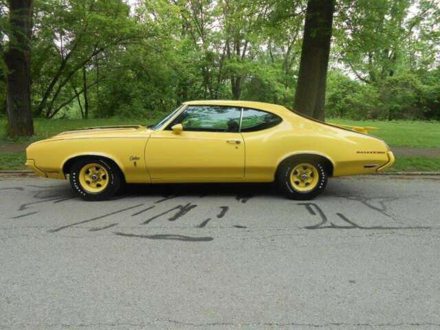 1970 oldsmobile cutlass rallye 350 75493 miles yellow coupe 0 automatic