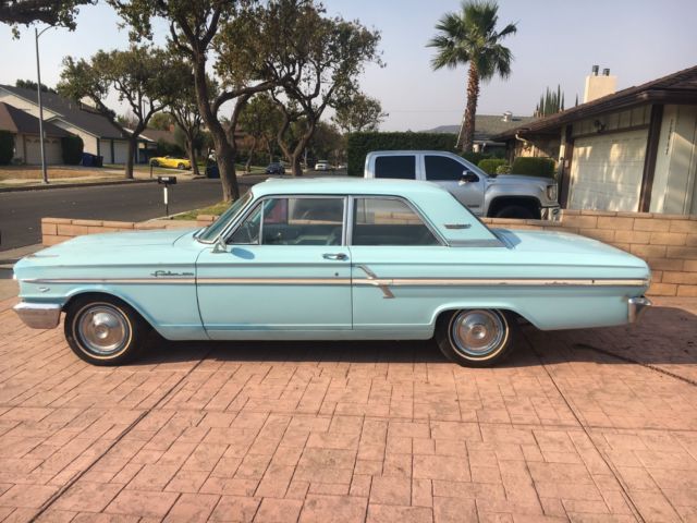no reserve 1964 fairlane 500 2 dr post with 260 v8 auto trans, no rust survivor