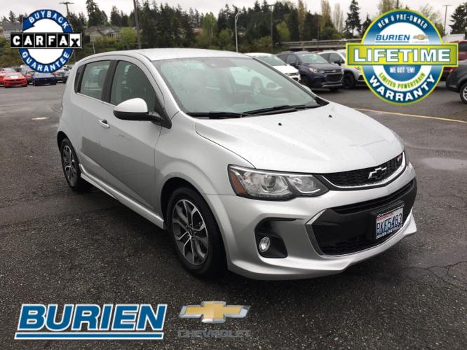 used 2018 chevrolet sonic lt hatchback burien, wa 98168 for sale in seattle, washington