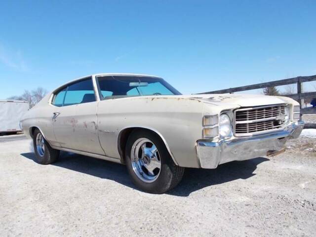 1971 chevrolet chevelle malibu 2 door hardtop, matching 350, automatic 3-speed
