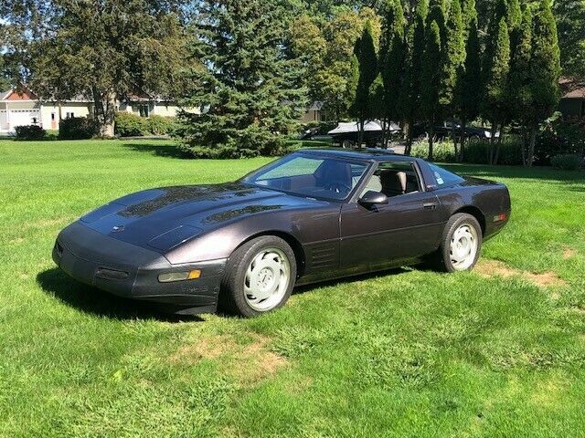 rare - charcoal metallic!!! chevrolet corvette zr1 coupe 5.7l v8 lt5 dohc 32v
