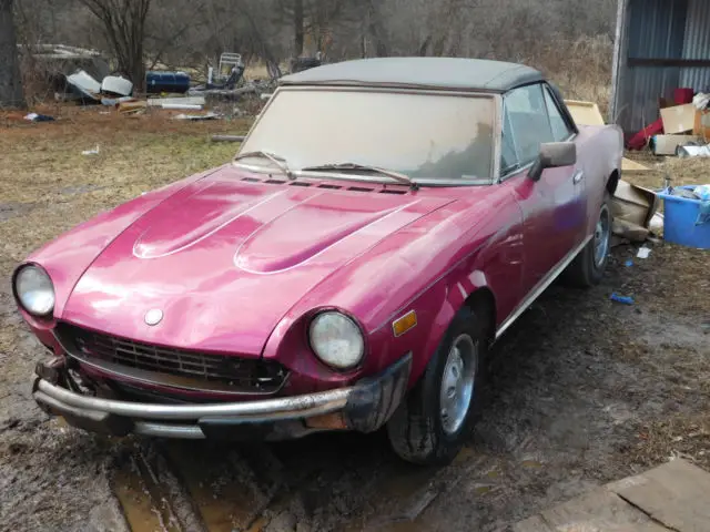 1980 fiat spider pinninfarina 2000 - not running - walkaround video in listing