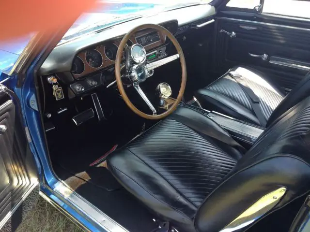 1965 fontaine blue pontiac gto clone