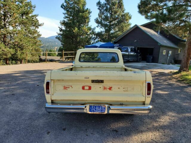 1968 ford f100 custom cab mild restomod, 390/4 speed