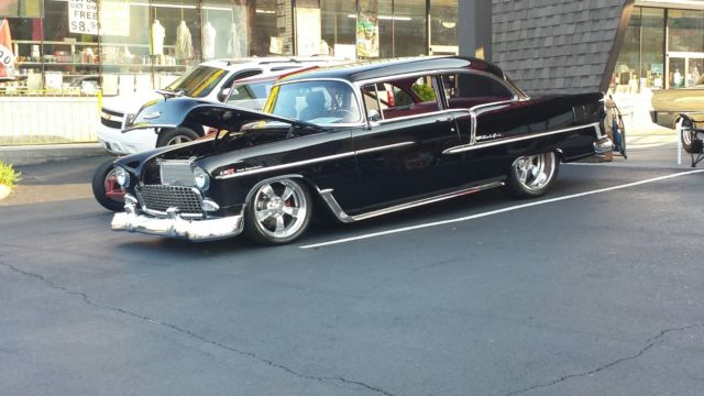1955 chevrolet bel air/150/210 pro touring 2dr sedan ls1 ridetech air ride