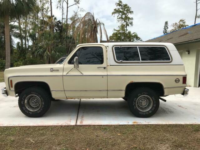 1976 chevrolet (chevy) blazer 400 4wd 136k orig miles sante fe tan