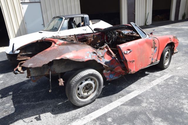 1970 porsche 911t targa roller project gemini blue metallic clear florida title