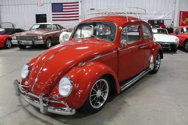 1964 volkswagen beetle 32881 miles red coupe 4 cyl 4 speed manual