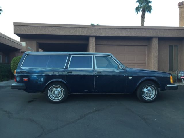 245 volvo wagon sold as is or for parts. will run. read full description