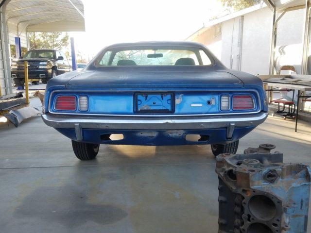 1971 plymouth cuda barracuda rust free california survivor no reserve