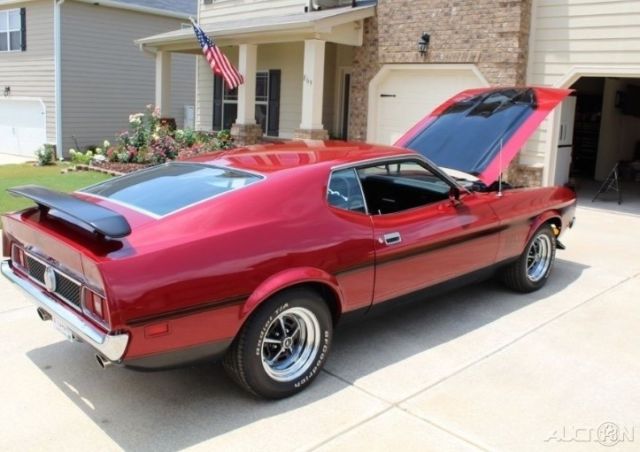1973 ford mustang mach 1 with real "h" code 351 cleveland v8 270hp, automatic
