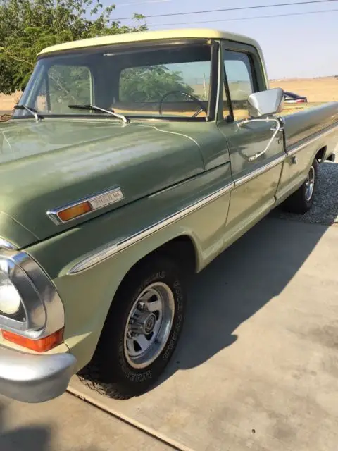 1968 ford f-100 f100 custom cab 2wd