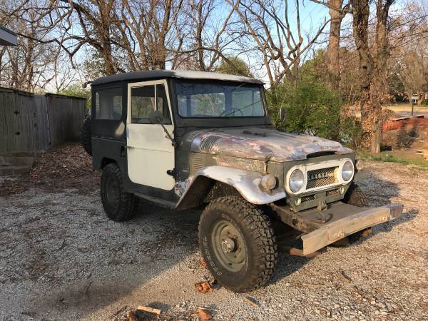 1967 toyota land cruiser fj40 - factory soft top model