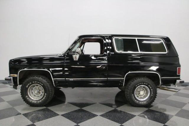 1990 gmc jimmy 4x4 189205 miles black 350 v8 3 speed automatic