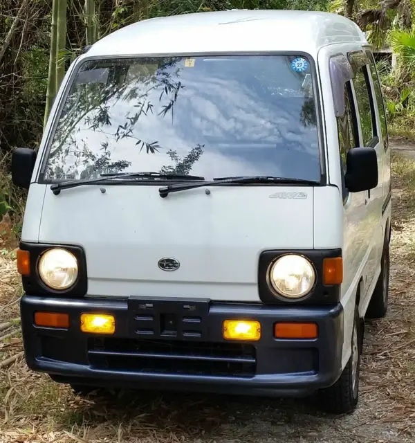 subaru sambar 4wd van mini truck low miles