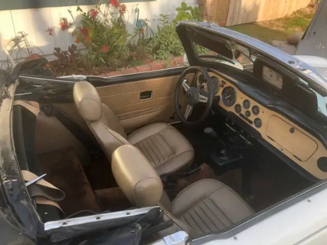 crusin in convertible - tr6