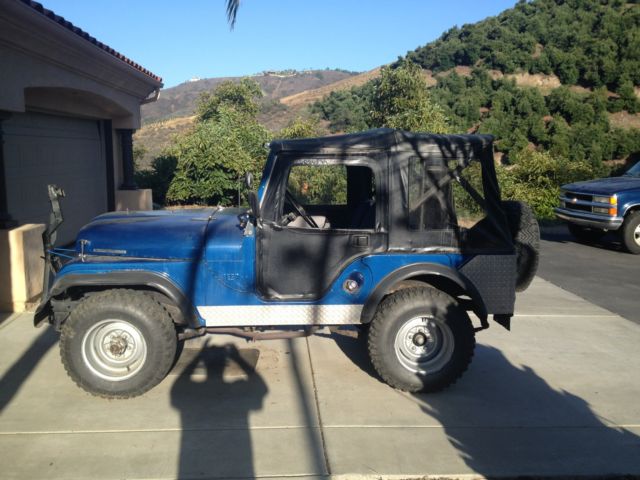 1965 jeep cj 5 a - tuxedo park edition (blue hawaii)