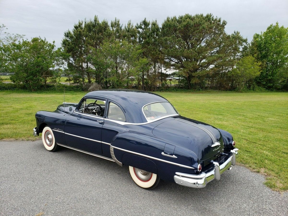 1949 pontiac chieftain 2 door business coupe, straight 8, automatic, restored