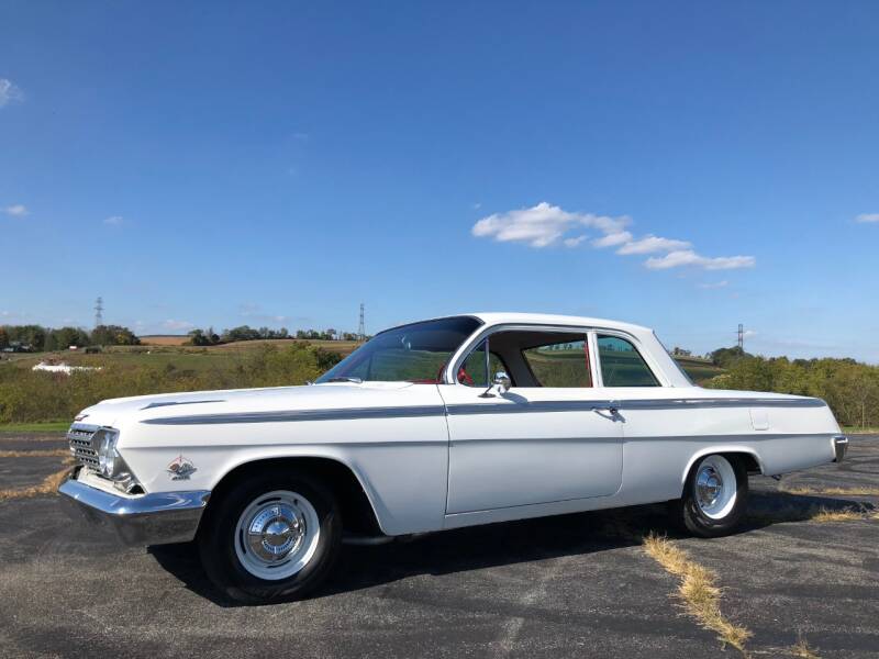 1962 chevrolet bel air 2 dr 409 v8 big block 4 speed frame off resto impala chev