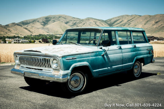 1969 jeep wagoneer, 4wd buick 350 v8 th400, one owner barnfind, original paint!!