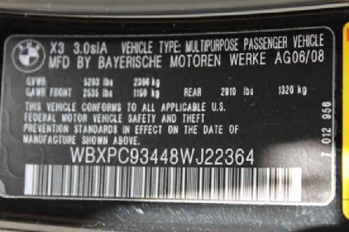 2008 bmw x3-series 3.0si in clearwater, fl