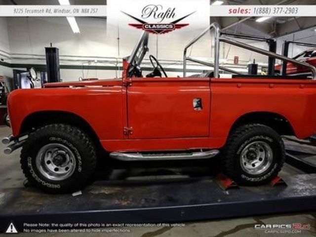 red land rover series ii with 26,727 miles available now!