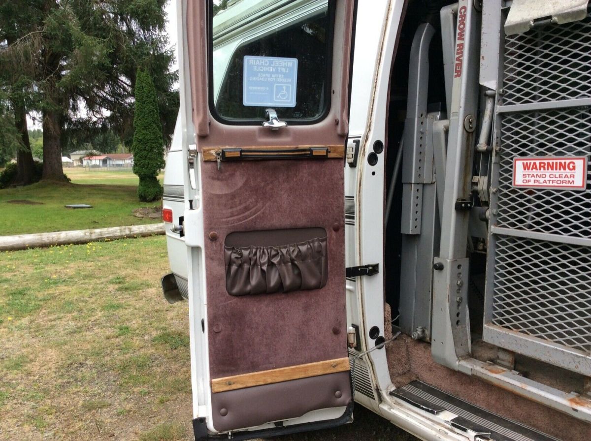 1994 chevy g20 wheelchair conversion van, 0.99 no reserve!