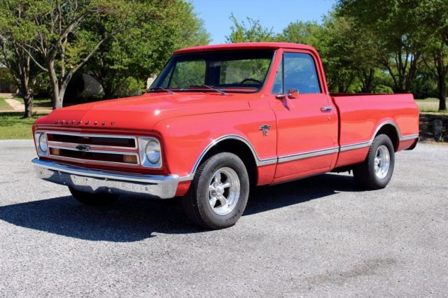1967 chevrolet c10 short bed pickup. v8 automatic