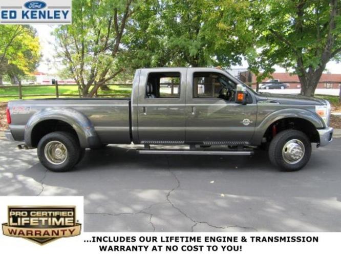2015 ford f-350 super duty lariat 4x4 lariat 4dr crew cab 8 ft. lb drw pickup for sale in layton, utah