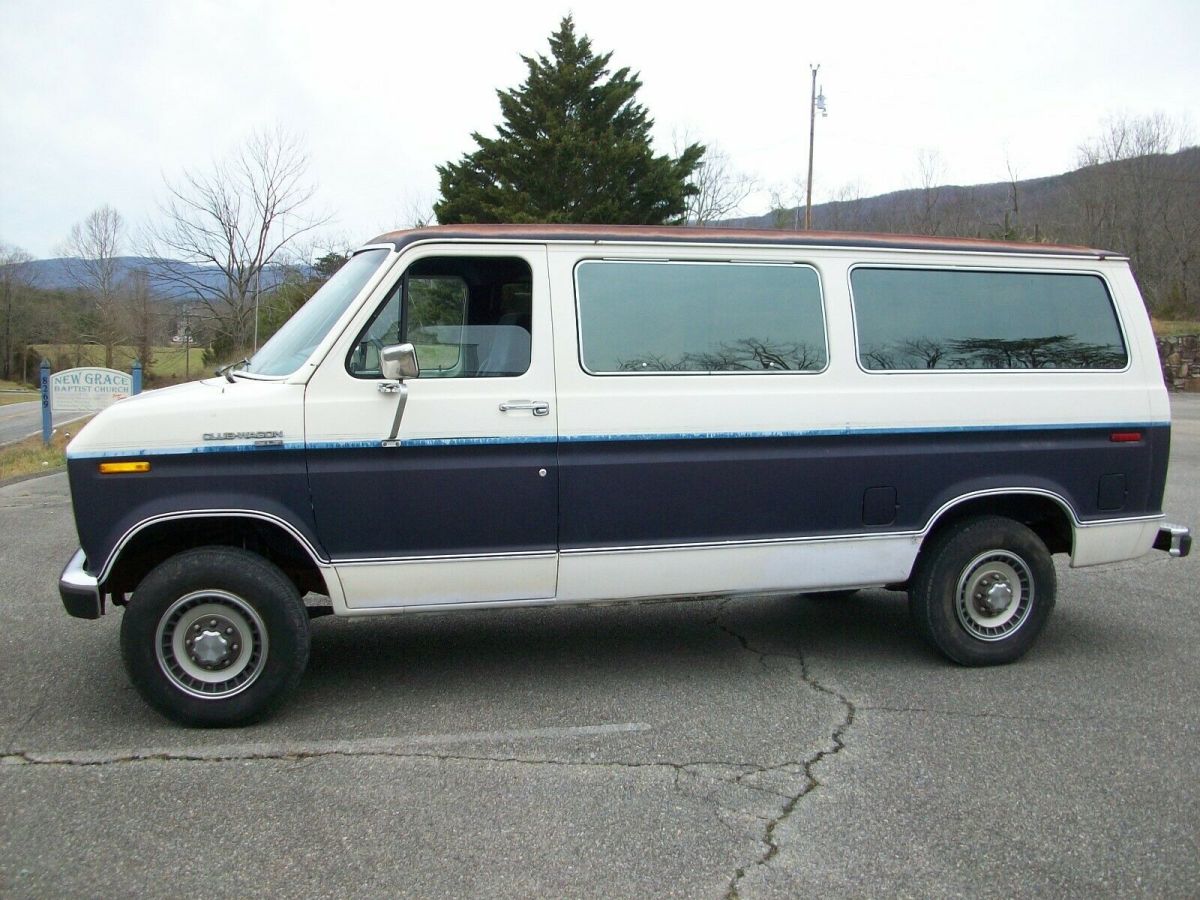 1988 ford club wagon xlt e350 van 460 at 93k orig. miles! see you tube video!