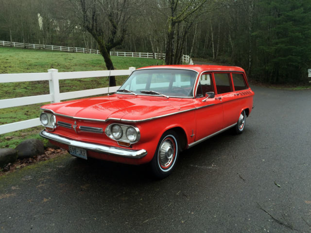 1962 chevy corvair monza station wagon 2 owners very rare