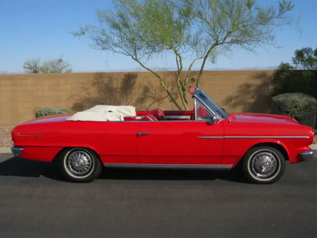 very nice restored 1964 rambler american 440 red convertible low original miles
