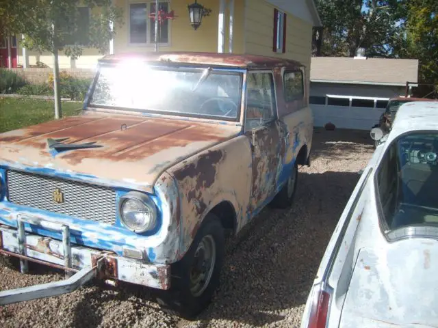 1962 international scout 80 4x4 complete original full top 115,200 miles