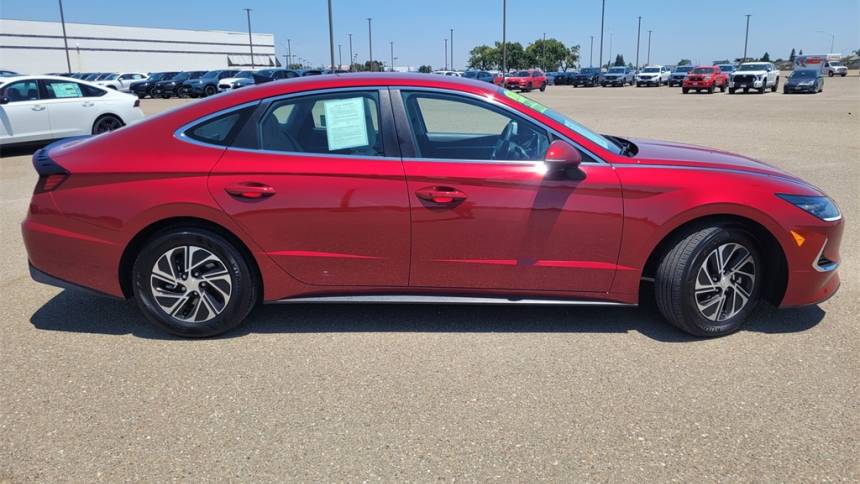 2023 hyundai sonata hybrid blue