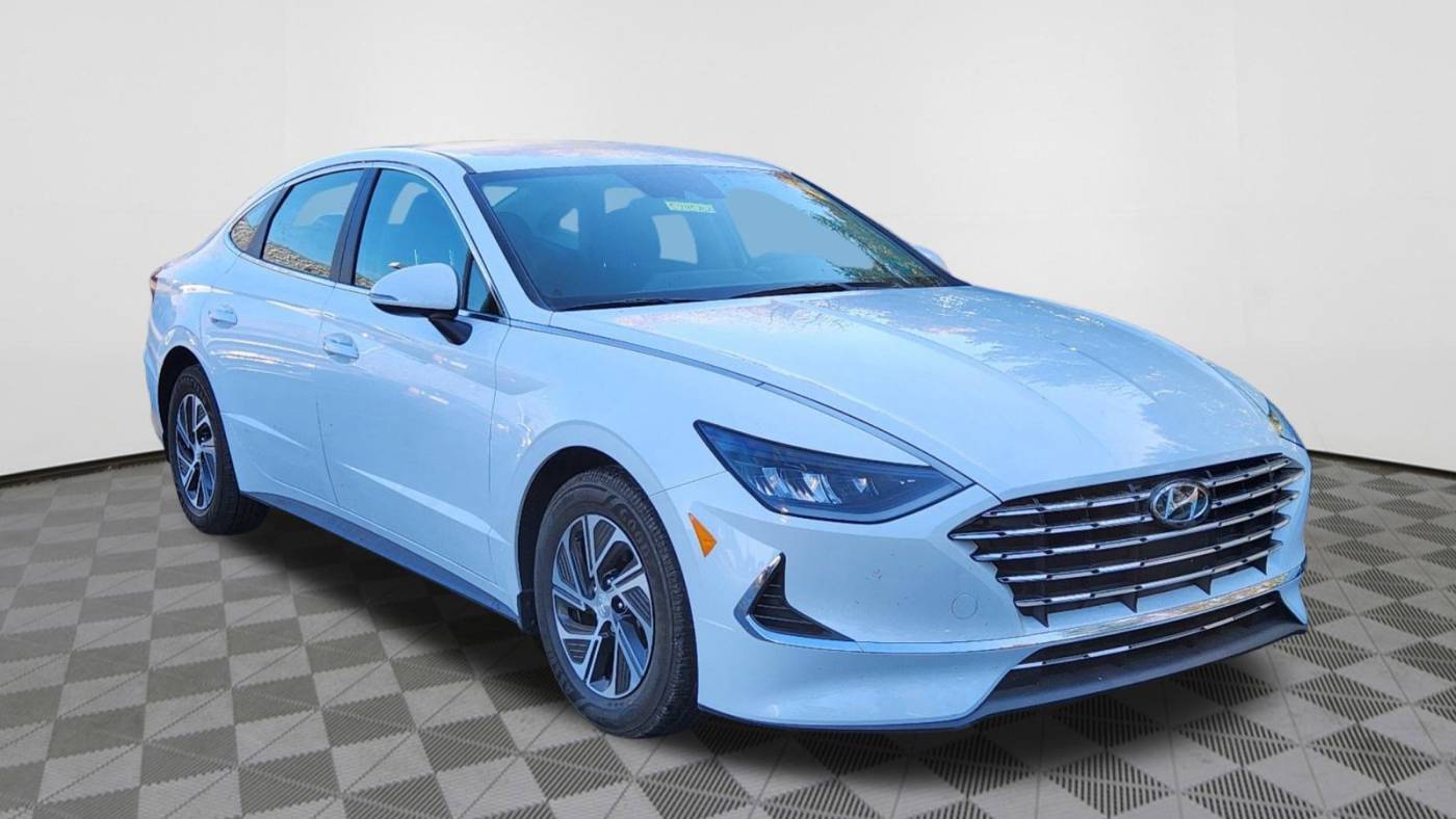 2021 hyundai sonata hybrid blue