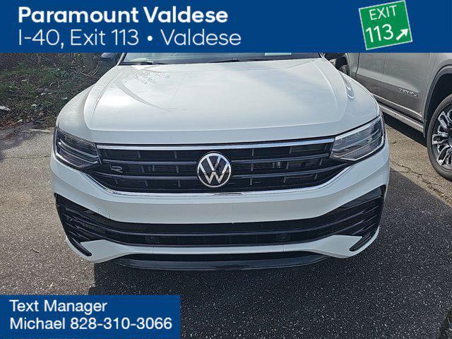 2023 volkswagen tiguan 2.0t se r-line black