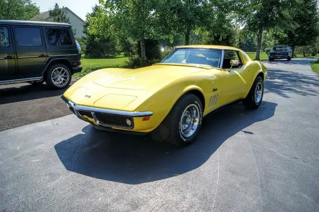 1969 daytona yellow corvette