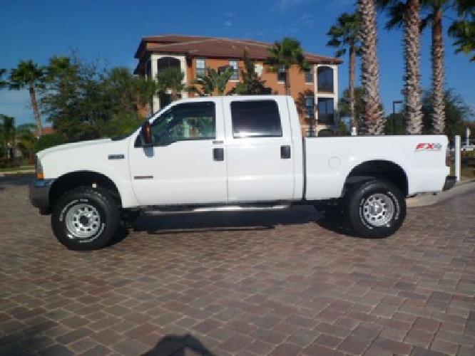obo 04 ford f350 crew cab lariat 4x4~lifted~clean truck in sarasota, fl