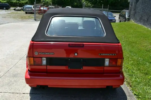 1992 volkswagen cabriolet classic automatic 2-door convertible
